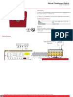 Manual Disablement Switch LF1832 10