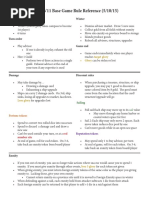 V11 Rule Reference