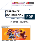 Carpeta de Recuperación: 2° - Grado - Secundaria