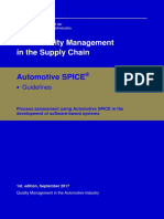 Joint Quality Management in The Supply Chain: Automotive SPICE