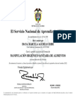 Certificado Sena