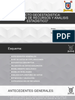 Proyecto Geoestadistica: "Estimación de Recursos Y Analisis Estadistico"