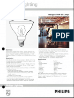 Philips MasterLine PAR-38 Halogen Lamps Bulletin 2-91