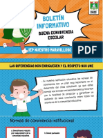 Boletín Informativo: Buena Convivencia Escolar