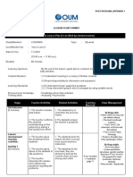 Practicum Lesson Plan (To Be Filled by Student-Teacher)