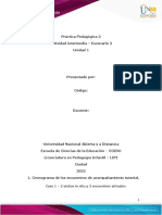 Caso 1 - 2 Visitas in Situ y 3 Encuentros Virtuales