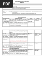 Planificación Mensual - Pre - Kinder ABRIL 2023: Inicio