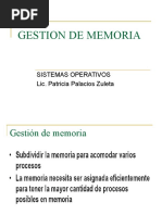 Gestion de Memoria