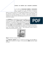 1.2.4. Uso de Instrumentos de Medicion para Comprobar Parametros Electricos