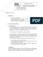 Transformador: Integrantes: Wilson Cueva, Luis Salinas, Bradley Rohoden. Fecha: 20/12/2022 Docente: Ing. Edy Ayala