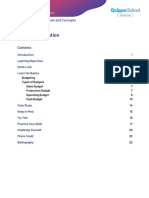 Budget Preparation: Lesson 3.2