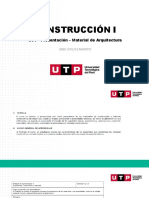 Construcción I: S01 - Presentación - Material de Arquitectura