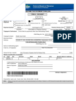 Income Tax Payment Challan: PSID #: 165120097