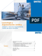 Unidad 11 Casos de Argumentación, Análisis de Casos Concretos.