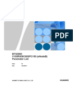 Bts3900 V100R009C00Spc150 (Enodeb) Parameter List: Huawei Technologies Co., LTD