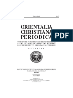 Orientalia Christiana Periodica: Volumen 83 Fasciculus I 2017