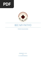 Bee My Patiyo: Website Documentation