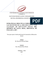 Estrategias Didacticas Enfoque Metodologico Diestra Depaz Rosalvina