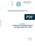 Rapport Diagnostique Du Secteur de L'Eau