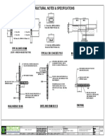 General Structural Notes & Specifications: Beam/ Slab Change Soffit Detail Typical CHB Concrete Post Typical Lintel Beam