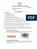 Study Material - Chemical - Effect - of - Electric Current - classVIII