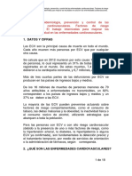 T92. Epidemiología, Prevención y Control de Las Enfermedades Cardiovasculares. Factores de Riesgo Cardiovascular. El Trabajo Interniv