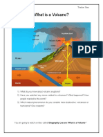 Volcano Vocabulary Activity