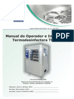 Manual Do Operador e Instalação Termodesinfectora TD290: Registro ANVISA 10223710054 - Rev. 07 - Maio 2015