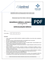 Residência Médica: Acesso Direto Especialização Médica: Processo Seletivo para O Ano de 2023