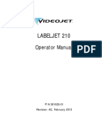 Videojet 210 Operator Manual Us