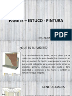 Pañete - Estuco - Pintura: Ayca., Mg. Jose Fabio Caicedo Lemus