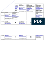 Zoom Link Time Table