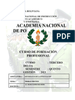 Academia Nacional de Policías: Curso de Formación Profesional