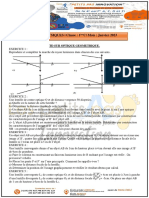 TD N°4 - PHYSIQUES - Classe: 1 C - Mois: Janvier 2023: TD Sur Optique Geometrique