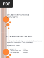 Unit 3 (Sulphur Infiltrated Concrete)