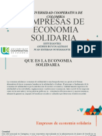 Empresas de Economia Solidaria