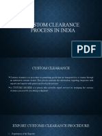 Custom Clearance Process in India: Sebastian Joseph