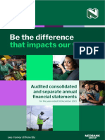 Audited Consolodated and Separate Annual Financial Statements For The Year End 31 December 2020