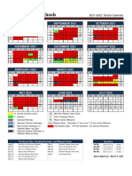 School Calendar SY 2021-2022