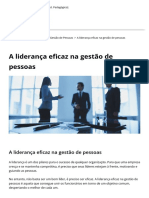 A Liderança Eficaz Na Gestão de Pessoas - CEGESP