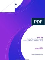 Aula 05: Receita Federal (Auditor Fiscal) Administração Pública - 2022 (Pós-Edital)