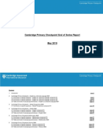 2019 May Cambridge Primary Checkpoint End of Series Report May 2019 - tcm142-546983