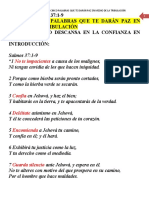 Cinco Palabras Que Te Darán Paz en Medio de La Tribulación