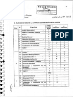 Plan de Estudio de Ingenieria Metalurgica