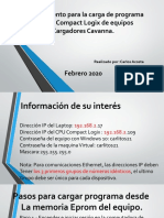 Procedimiento para La Carga de Programa en CPU Compact Logix de Equipos Cargadores Cavanna