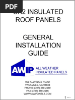 Insulated Panel Installation Guide