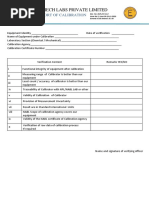 ELPL LF 11 E Verification of Calibration Certificate