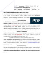 Demanda Pretensiones Posesoria Trabajo de Posgrado