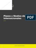 Plazos y Medios de Pago Internacionales