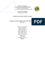 Group 4 - Nursing Care of The Pregnant Client - Pelvic Floor Diseases Written Report